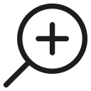 plus, scale, zoom svg vector icon