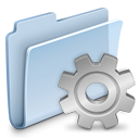 gear,folder,badged icon