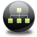 sitemap, tree icon