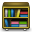 books, library, shelf icon