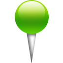 green, location, pin icon