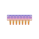 decorations, diwali, festival, lights, toran svg vector icon