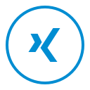 circle, media, network, round, social, xing svg vector icon
