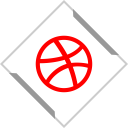 dribbble, everywhere, media, omnipresence, online, presence, social svg vector icon