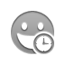 smiley,grin,clock icon
