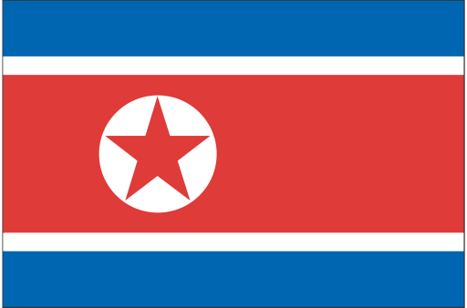 North Korea svg vector icon
