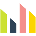 analytics, bar, chart, graph svg vector icon