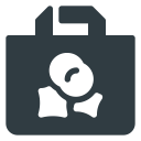 bag, christmas, shopping, xmas svg vector icon