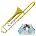 trombone,search,instrument,find,seek icon