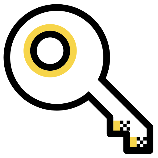 Key svg vector icon
