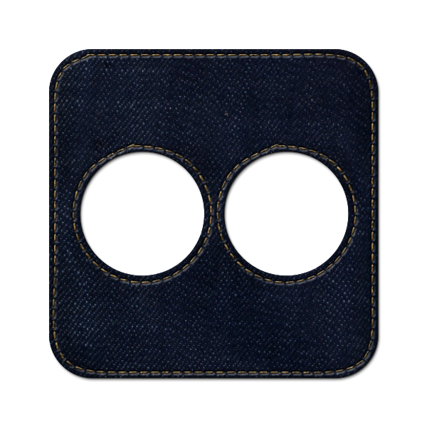 denim,jean,social,flickr,square icon