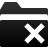 folder,delete,del,remove icon
