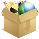applications, apps, box, dropbox, misc icon