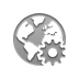 world,gear icon