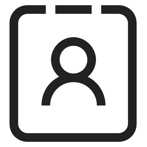 Employee List svg vector icon