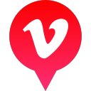 logo, media, social, vimeo svg vector icon