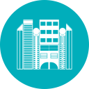building, city, hotel, office svg vector icon
