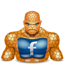 facebook, super hero, thing icon