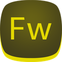 adobe, fireworks, fw icon