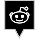 media, reddit, social svg vector icon