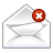 mail,delete,del,remove,envelop,message,email,letter icon
