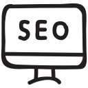 communication, device, marketing, monitor, optimization, seo, service svg vector icon