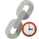 link,clock icon