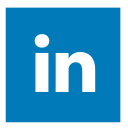 color, linkedin, square svg vector icon