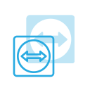 logo, media, social, teamviewer svg vector icon