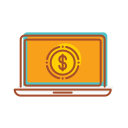 bank, banking, financial, technology svg vector icon