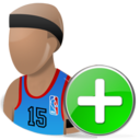 network,add,nba,basketball,sport,plus icon