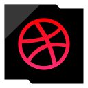 company, dribbble, logo, media, social svg vector icon