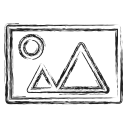 image, landscape, photo, picture, productivity, shape, social svg vector icon