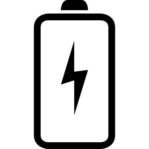 Battery svg vector icon