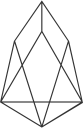 blockchain, eos svg vector icon