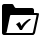 white,list,folder icon