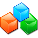 block, blocks, boxes, modules icon