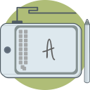 computer, drawing pad, prototyping, tools svg vector icon