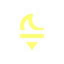 moonset svg vector icon