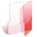 folder,red icon