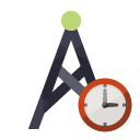 antenna,clock icon