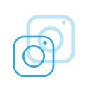 instagram, logo, media, social svg vector icon
