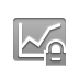 stats,line,chart,lock icon