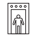 air, airline, airplane, airport, airship, scan svg vector icon