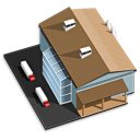 building, factory, house icon