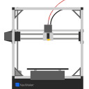 3d print, machine, navimaker, printer svg vector icon