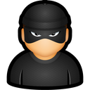 bad, criminal, cybercriminal, thief, user icon