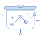 analytics, charts, diagram, graph, marketing svg vector icon