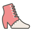 ankle, ankle boot, boots, fashion, shoes, stylish, women svg vector icon
