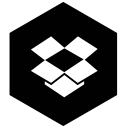dropbox, six svg vector icon